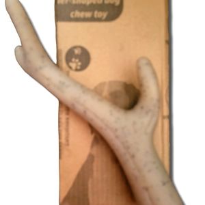 DOG NYLON BACON FLVR CHEW TOY TEETH CLEANER LONGLASTING ANTLER SHAPE